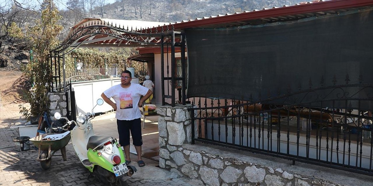 Marmaris'te evi yanmaktan son anda kurtulan Mesut Akgül, o anları anlattı