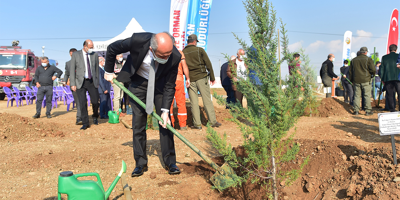Dulkadiroğlu Belediyesi, 223 bin 277 adet fidanı toprakla buluşturacak