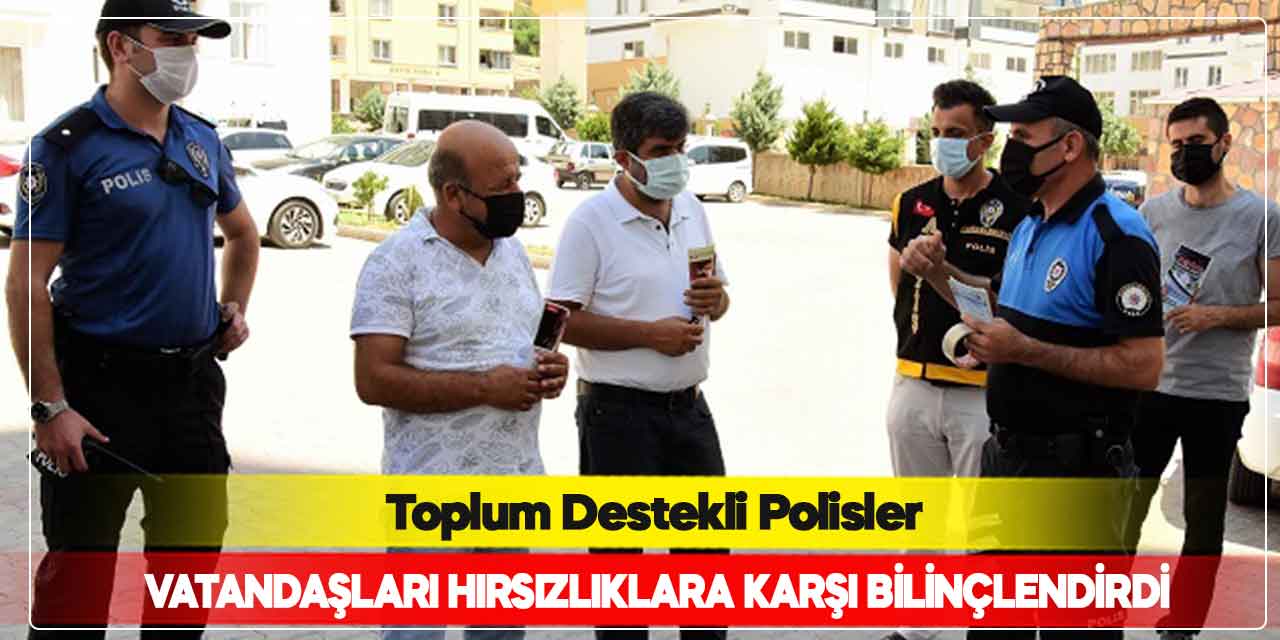 Kahramanmaraş polisi, vatandaşları hırsızlıklara karşı bilinçlendirdi