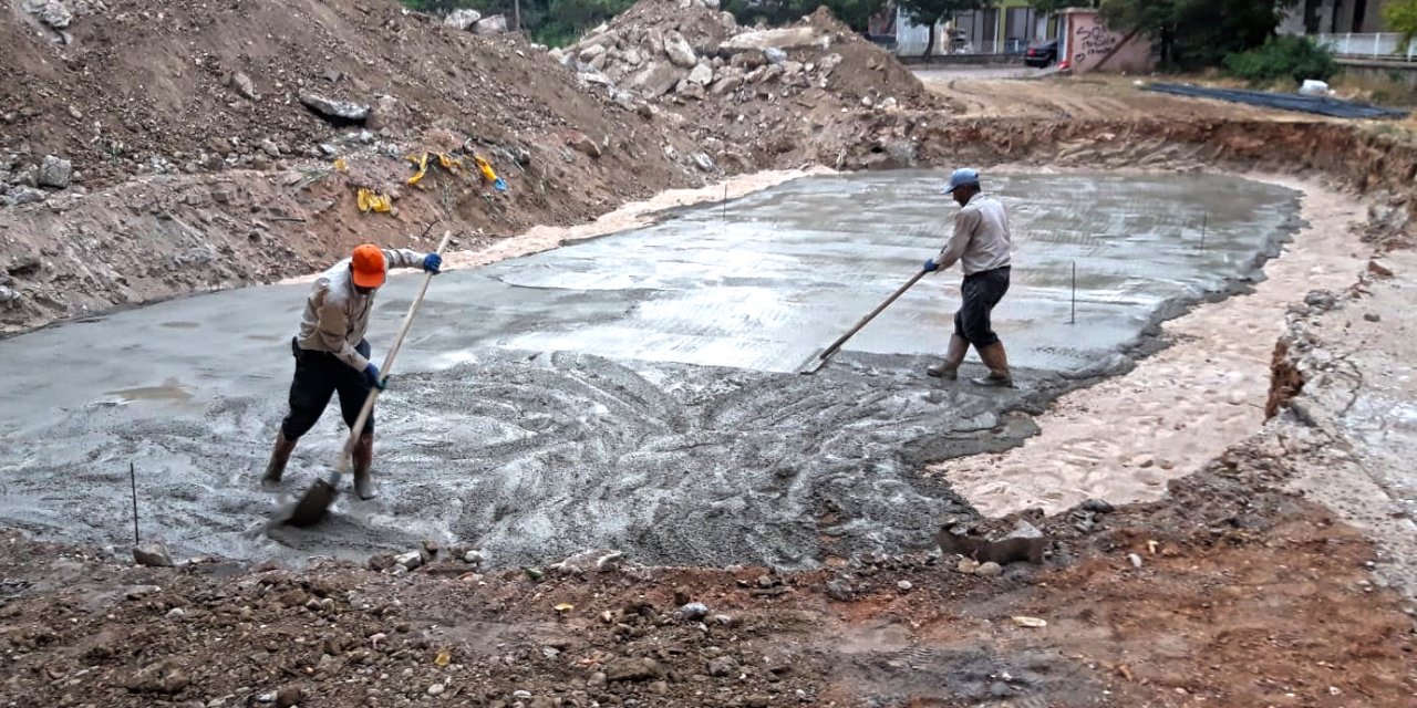 Göksun Meydanı’nda Çalışmalar Başladı