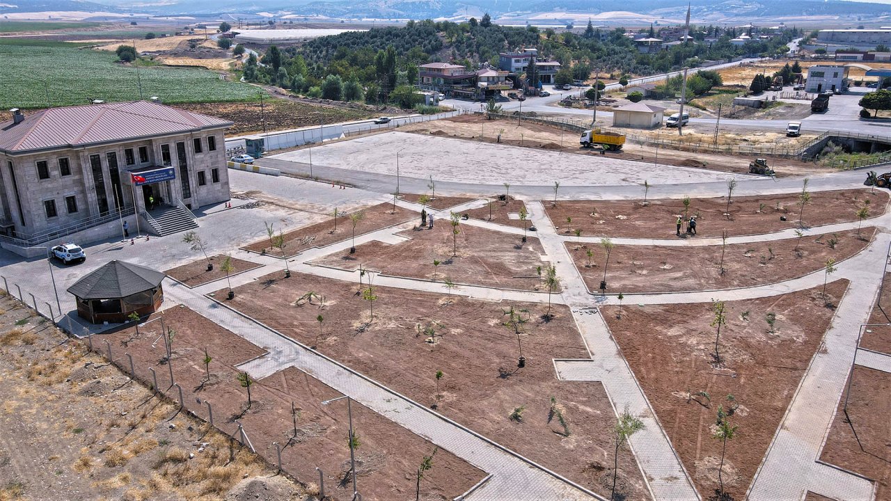 Trafik Denetleme Şube Müdürlüğü’nde çevre düzenlemesi yapılıyor