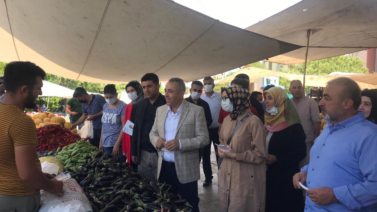 Deva Partisi Kahramanmaraş Teşkilatı Pazar Esnafının Sorunlarını Dinledi