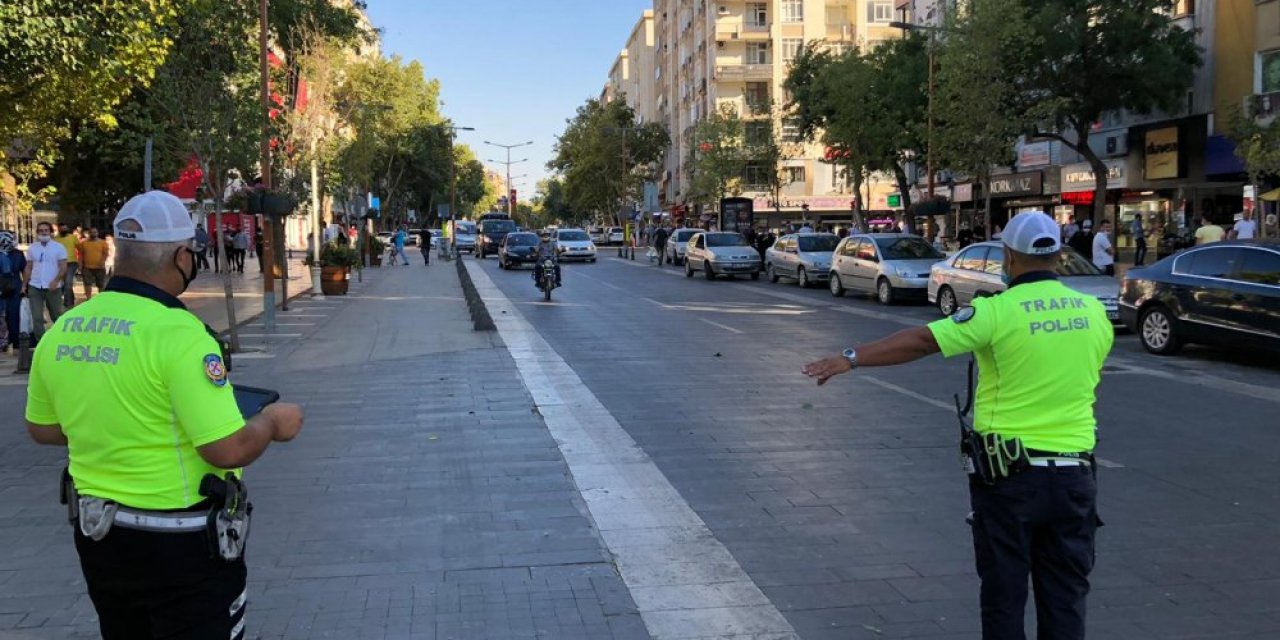 Afşin'deki asayiş uygulamasında 210 araç incelendi