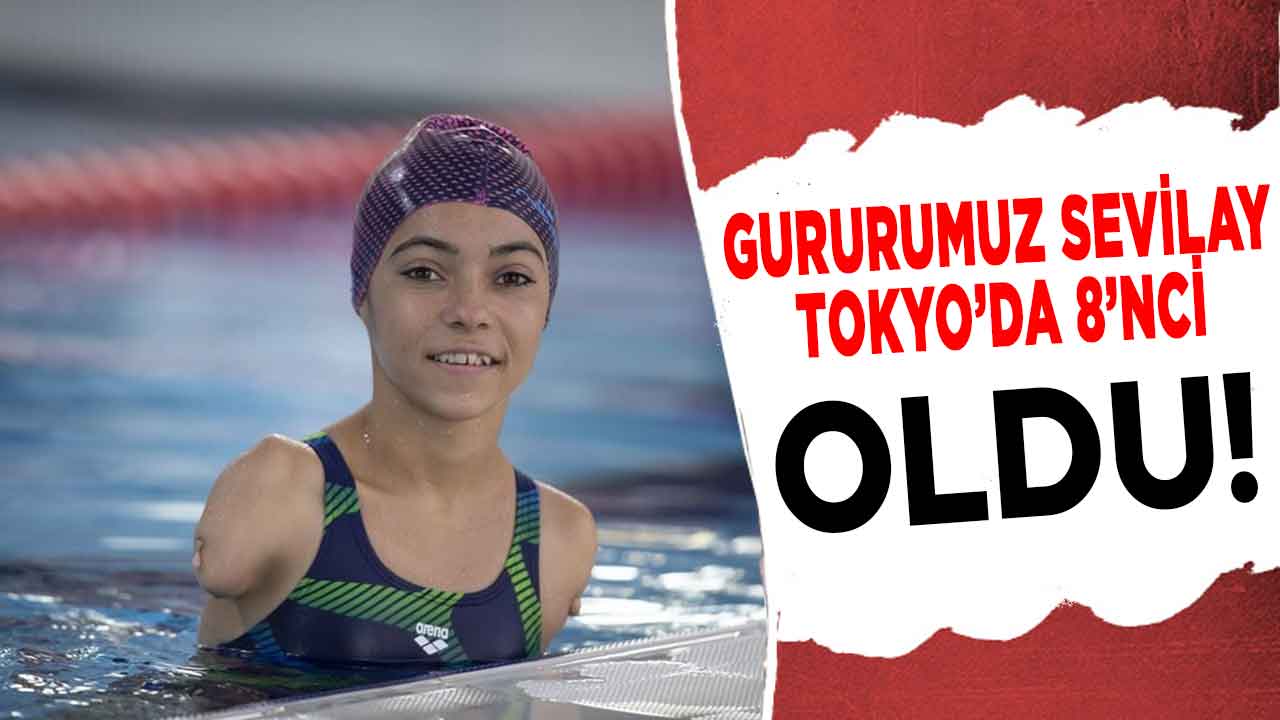 Kahramanmaraşlı milli yüzücü Sevalay Öztürk, Tokyo’da 8’nci oldu