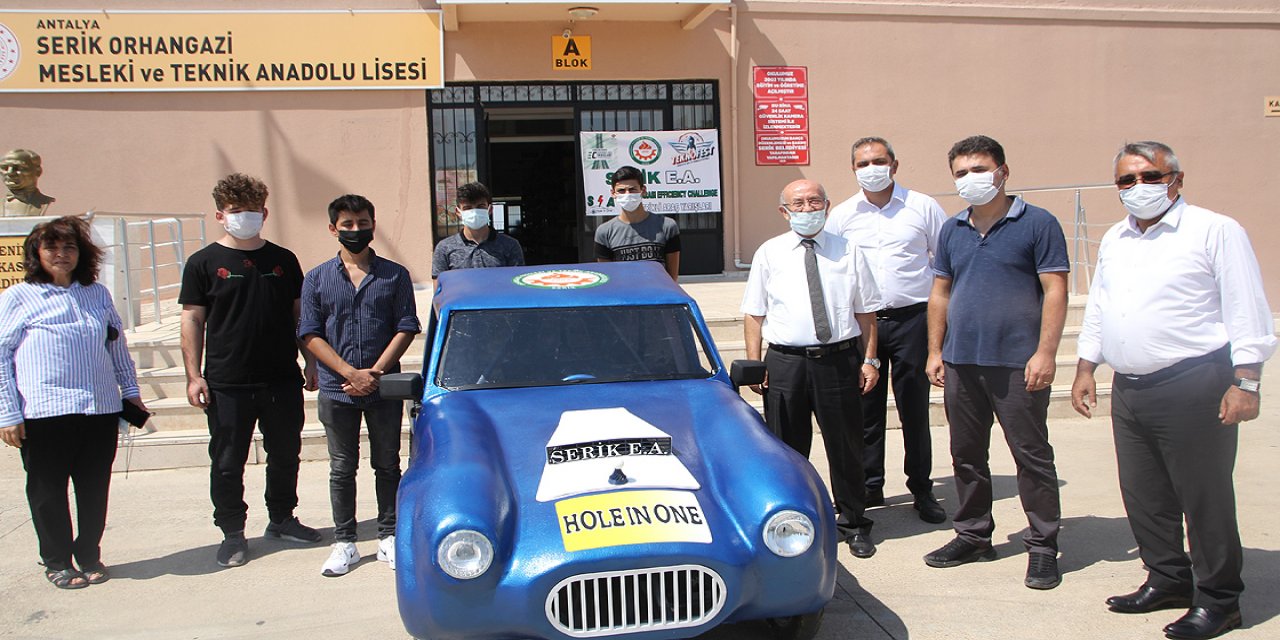 Antalya'da öğrencilerin tasarladığı elektrikli araç TEKNOFEST'te yarışacak