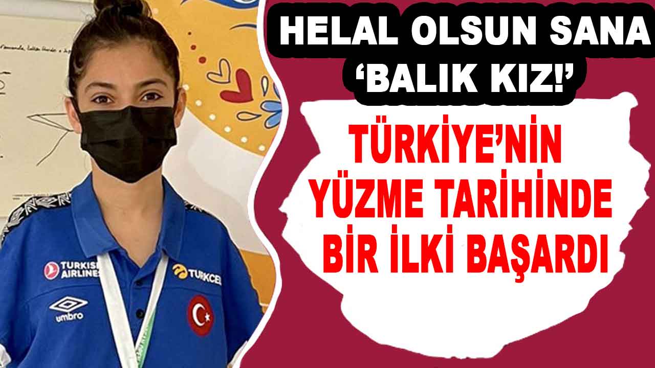 Kahramanmaraşlı Sevilay Öztürk, Türkiye’nin yüzme tarihinde bir ilki başardı