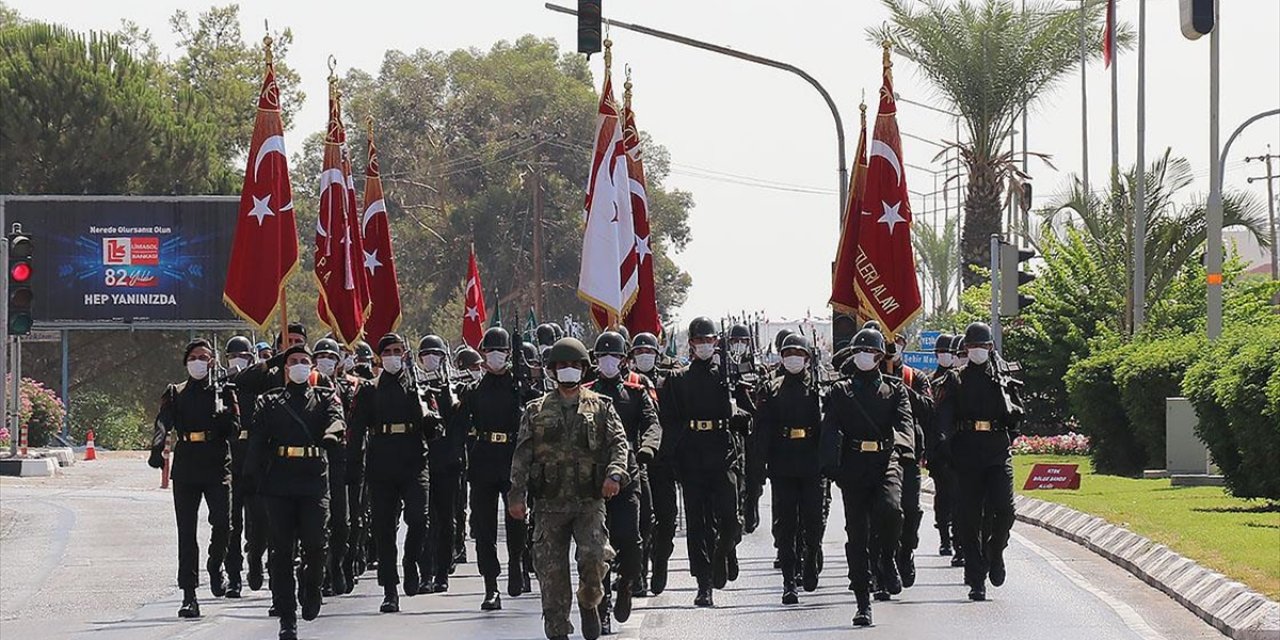 KKTC'de Büyük Zafer'in 99. yıl dönümü kutlanıyor