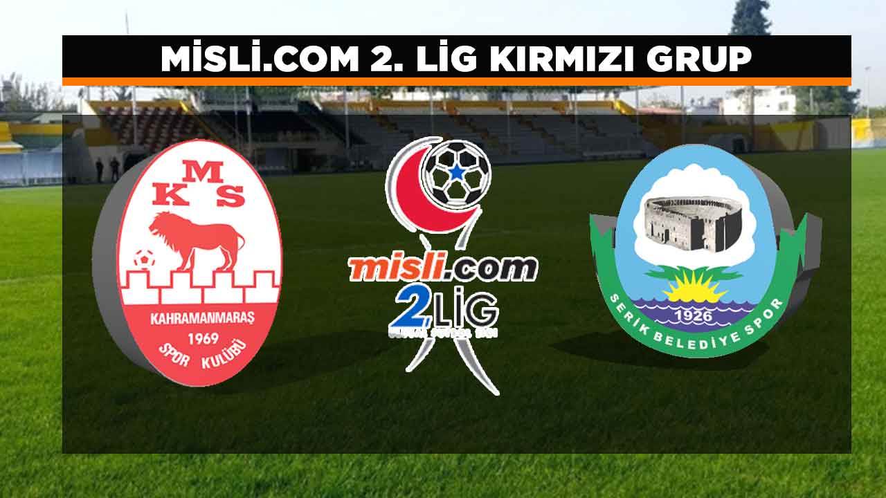 Kahramanmaraşspor, Serik Belediyespor ile karşı karşıya geliyor