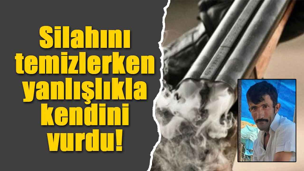Kahramanmaraş'ta av tüfeğini temizleyen vatandaş kendini vurdu