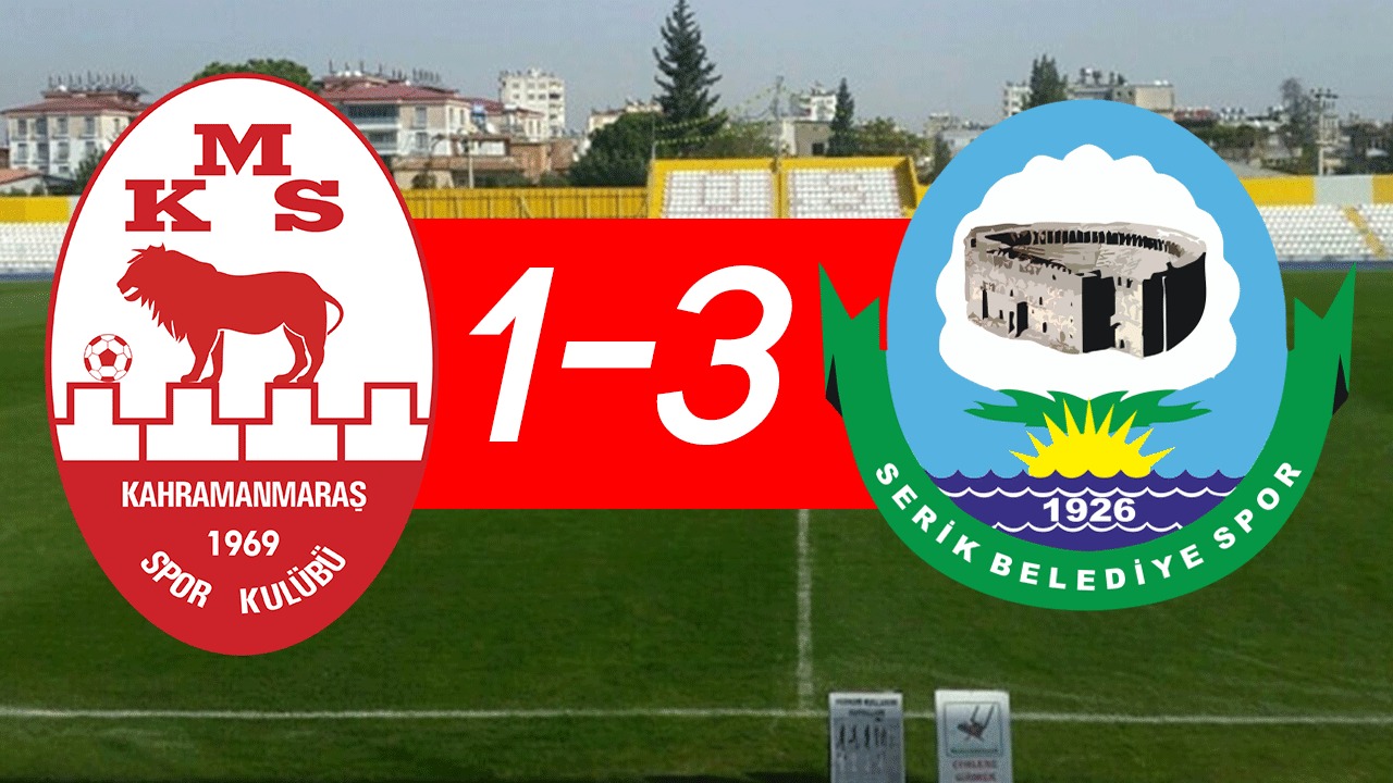 Kahramanmaraşspor 1-3 Serik Belediyespor (MAÇ SONUCU)