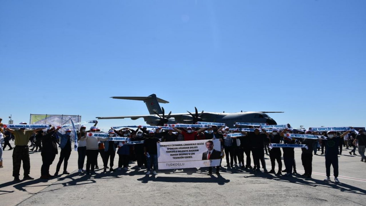 Başkan Okumuş, ilçeden 46 Genci Teknofest'e yolladı
