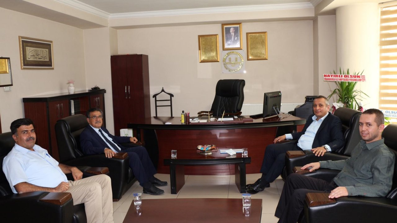 Dulkadiroğlu Müftüsü Canpolat’a ‘hayırlı olsun’ ziyaretleri