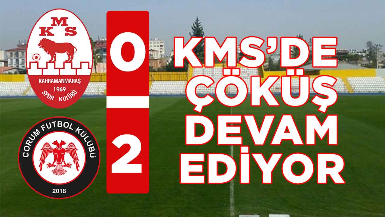 Kahramanmaraşspor 0-2 Çorum Futbol Kulübü (MAÇ SONUCU)