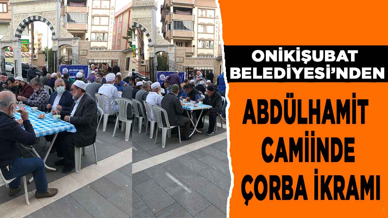 Başkan Mahçiçek’ten Abdülhamithan Camiinde Çorba İkramı