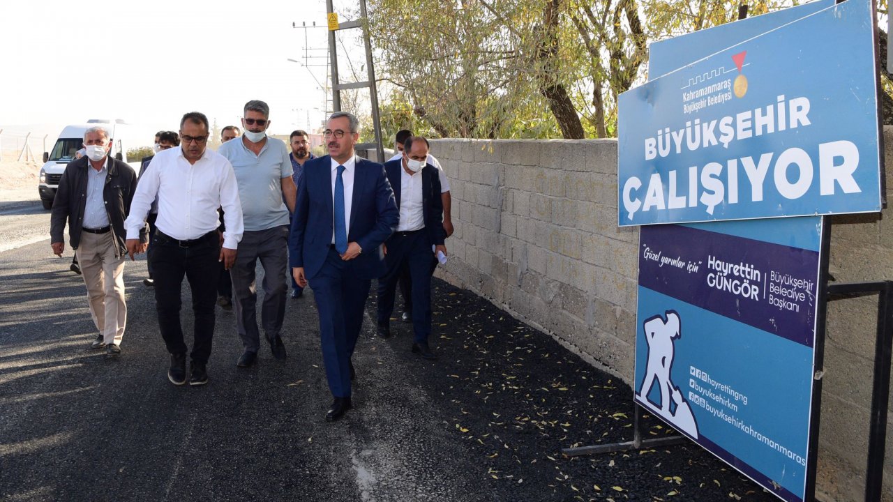 Başkan Güngör Gafarlı’daki Çalışmaları İnceledi