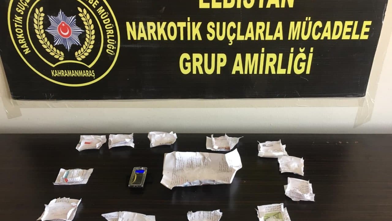 Kahramanmaraş'ta uyuşturucu ticareti yapan 2 kişi tutuklandı
