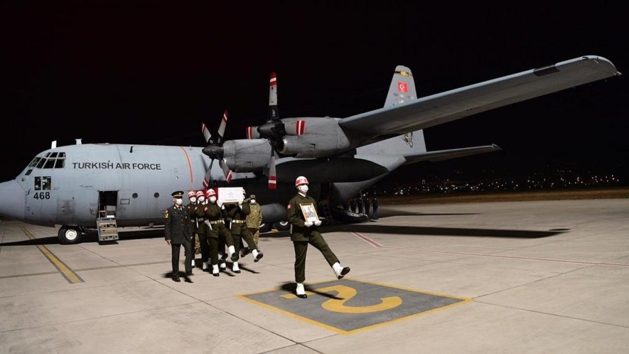 Şehidimizin cenazesi Kahramanmaraş'a getirildi