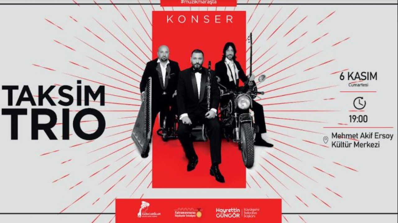 Kasım Etkinlikleri Taksim Trio Konseriyle Başlıyor!