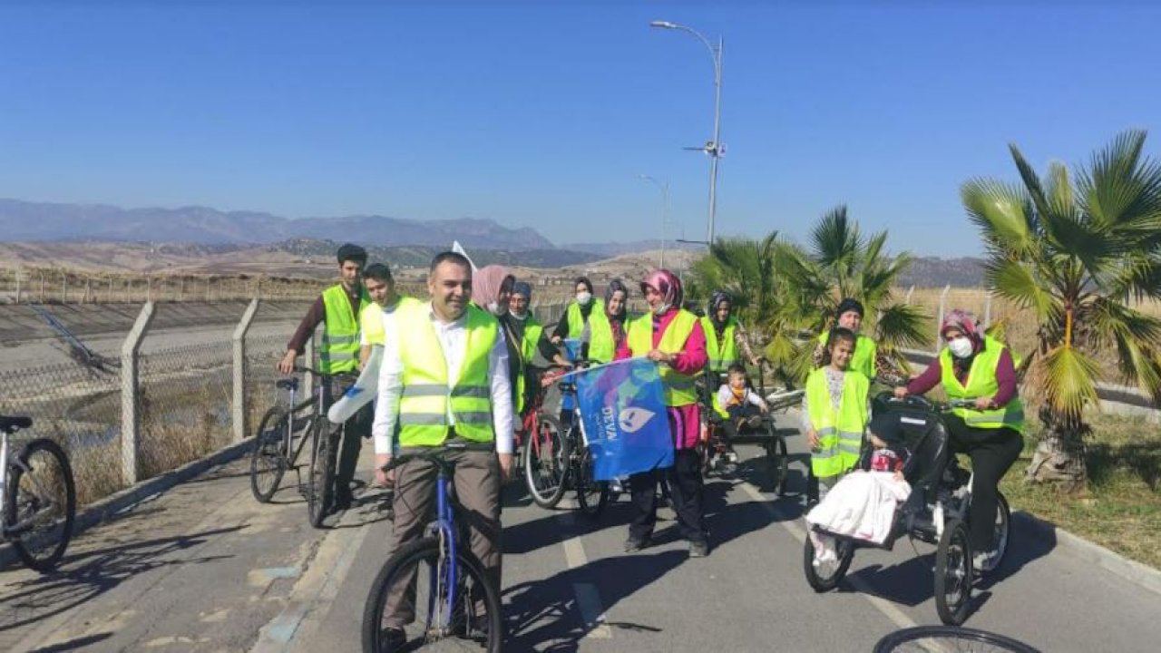 Deva Partisi Kahramanmaraş Teşkilatı Akaryakıt Zamlarını Bisikletle Protesto Etti