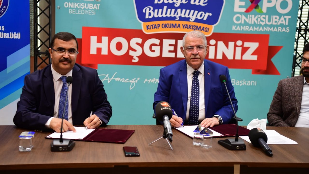 Onikişubat Belediyesi ile İl Milli Eğitim Müdürlüğü iş birliği ile Kahramanmaraş bilgiyle buluşacak