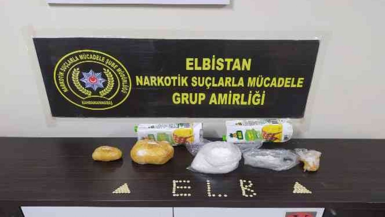 Kahramanmaraş'ta meyve suyu kutularına uyuşturucu gizleyen 3 şüpheli tutuklandı