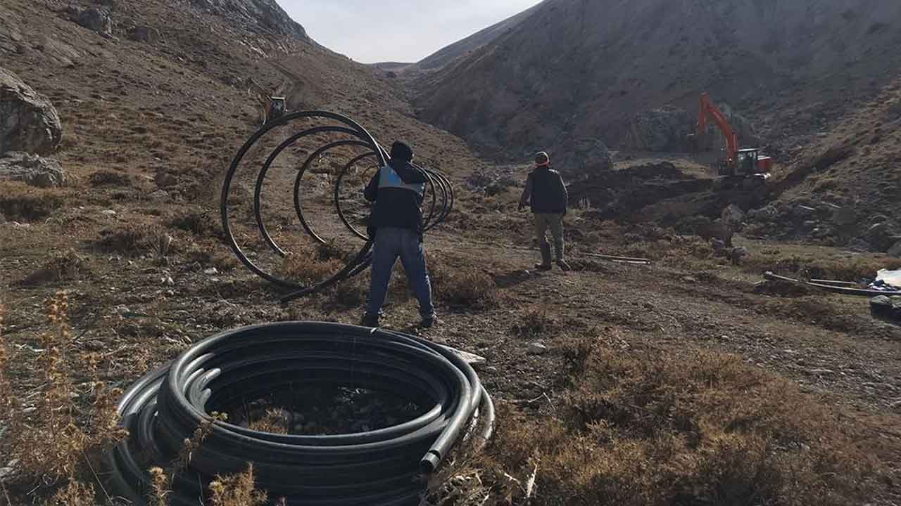 Göksun’daki Değirmendere Mahallesi İsale Hattı Çalışmaları Tamamlandı