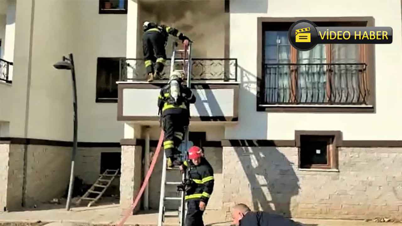 Kahramanmaraş’ta apartmanda yangın çıktı