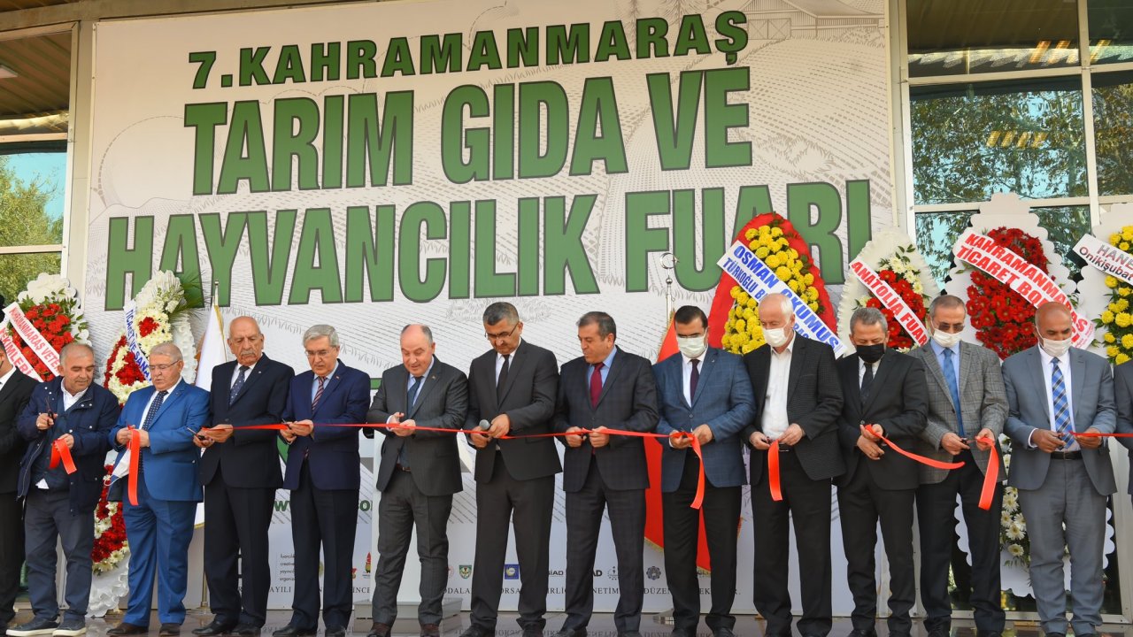 Kahramanmaraş'ta Tarım Gıda ve Hayvancılık Fuarı Açıldı