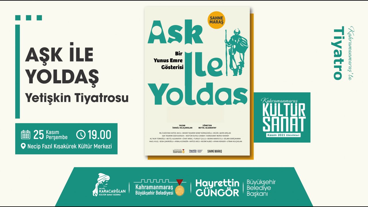 ‘Aşk İle Yoldaş’ Sanatseverlerle Buluşacak