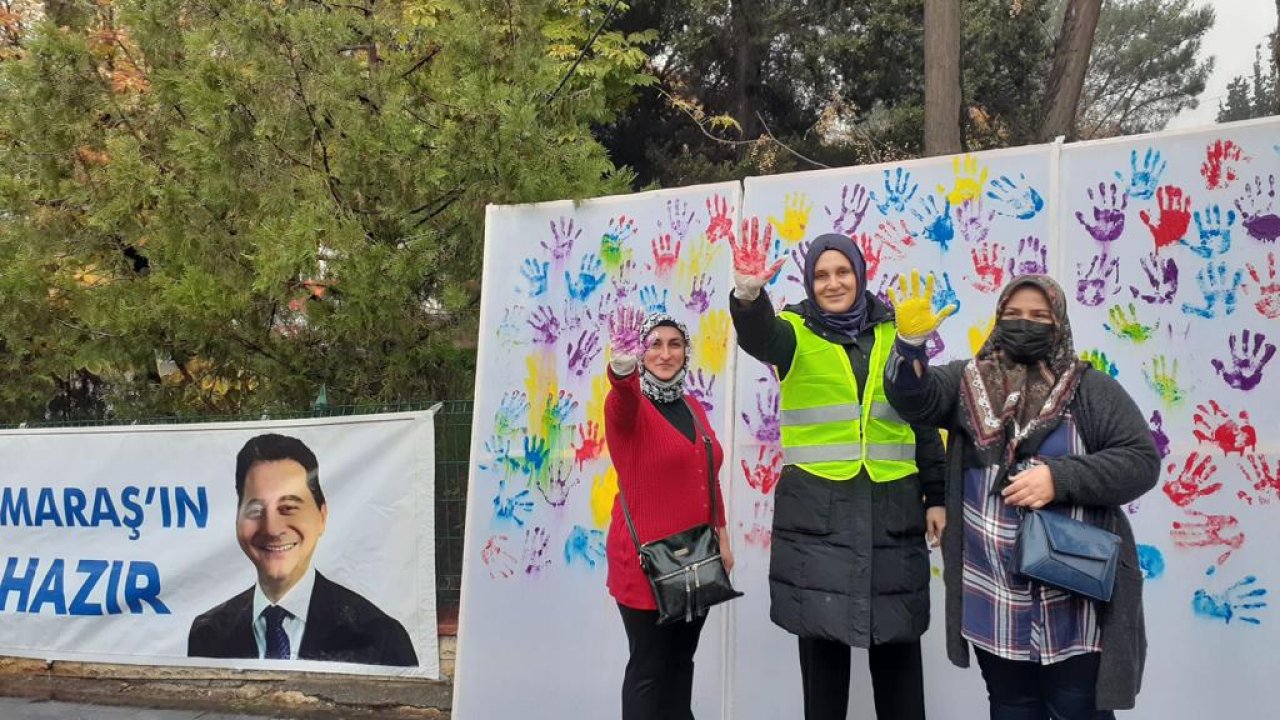 Deva Partisi Kahramanmaraş Teşkilatı Tuallerle Şiddete "Hayır" Dedi