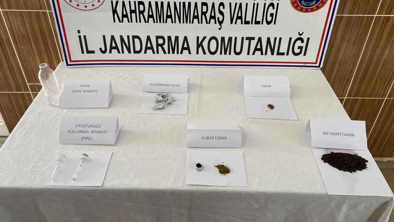 Kahramanmaraş'ın Göksun ilçesinde uyuşturucu operasyonu: 4 tutuklama