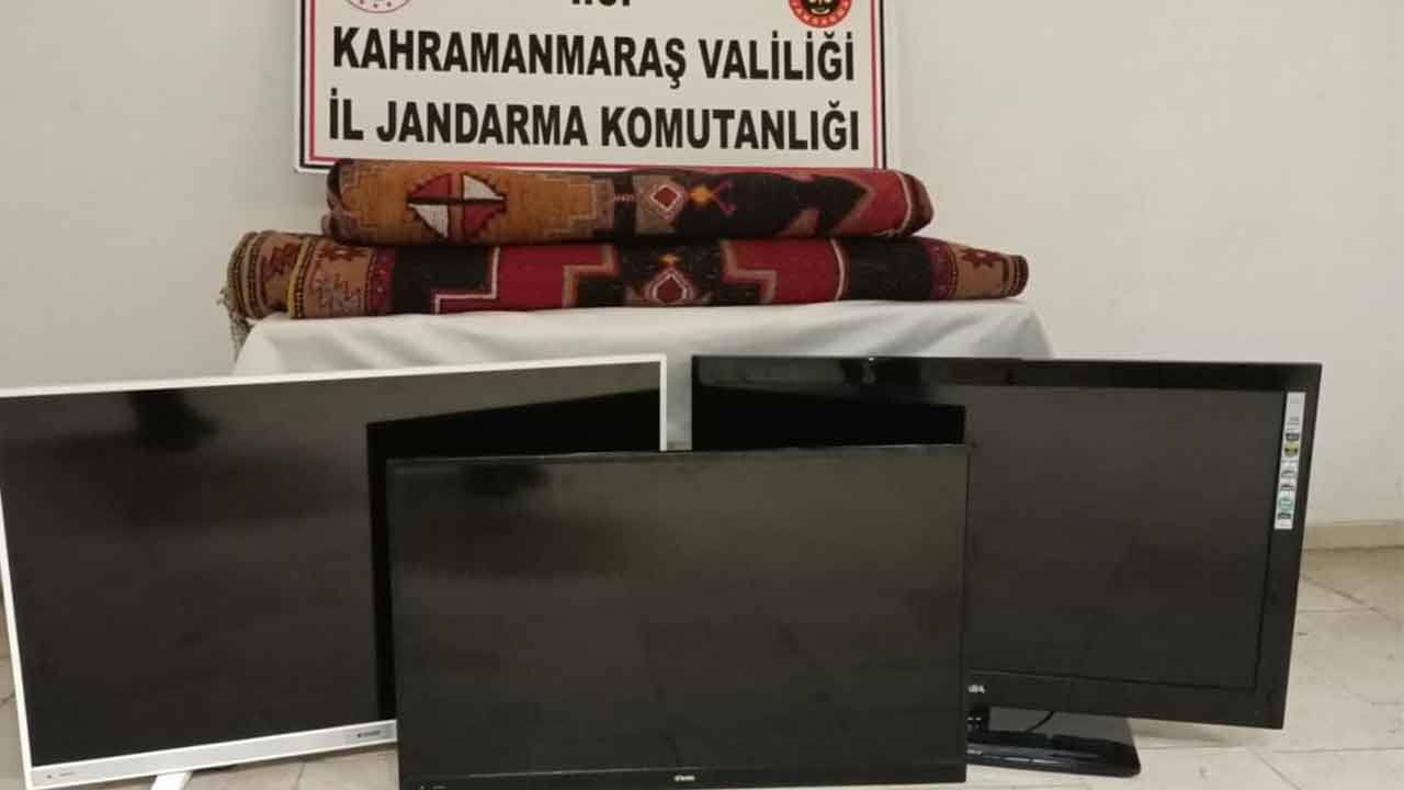 Kahramanmaraş'ta evlerden malzeme çalan hırsızlar yakalandı
