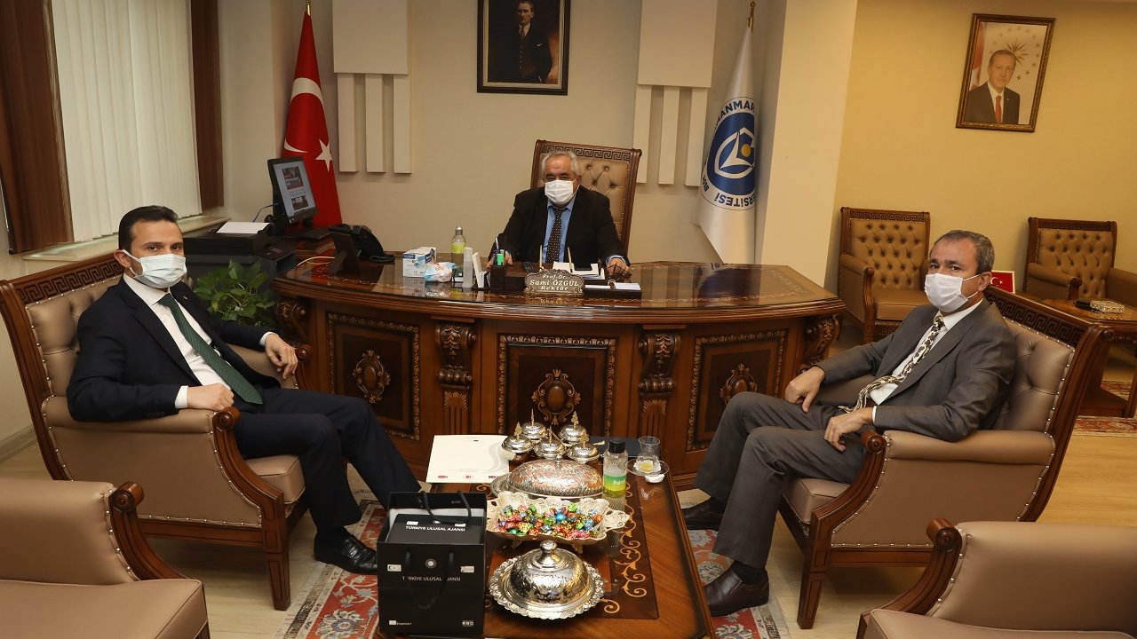 Türkiye Ulusal Ajansı Başkanı İlker Astarcı KİÜ Rektörü Özgül’ü Ziyaret Etti