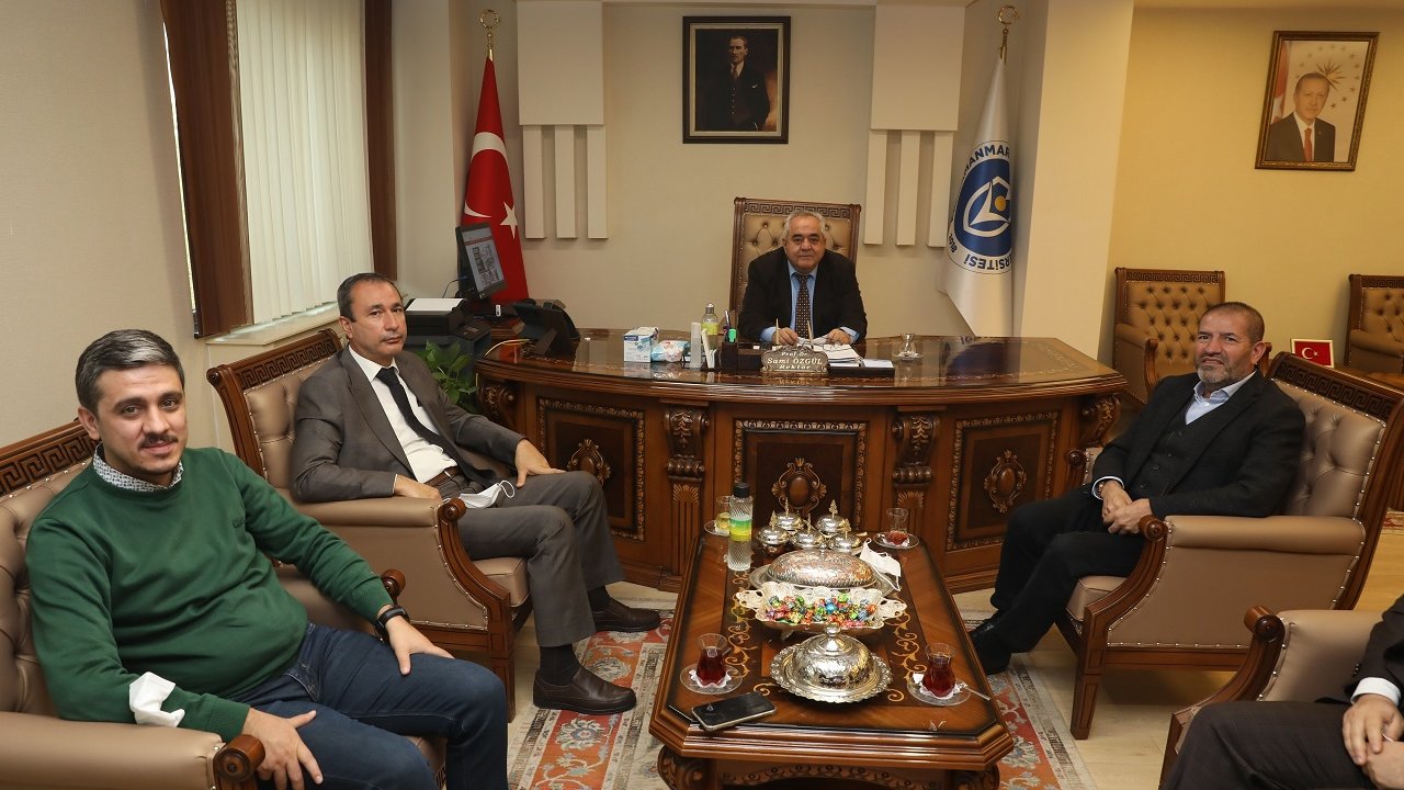 KİÜ Rektörü Özgül, İş insanı Sami Kervancıoğlu’nu Konuk Etti