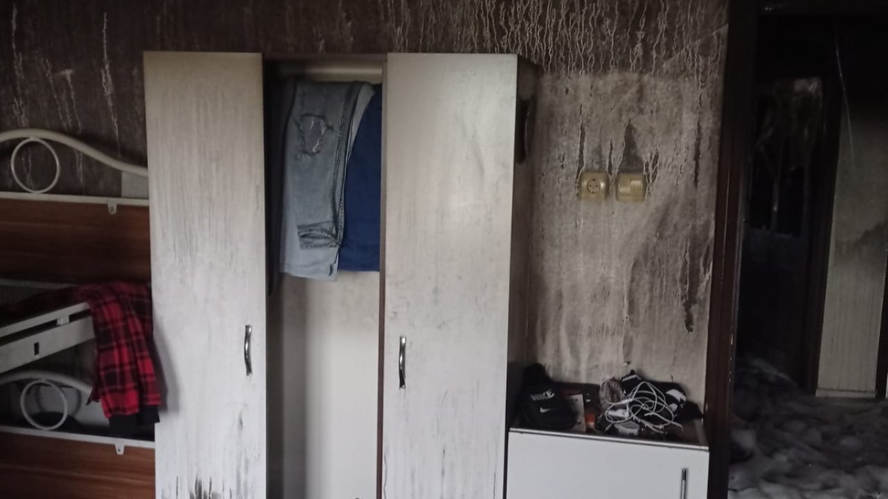 Kahramanmaraş’ta ikamet yangını korkuttu 