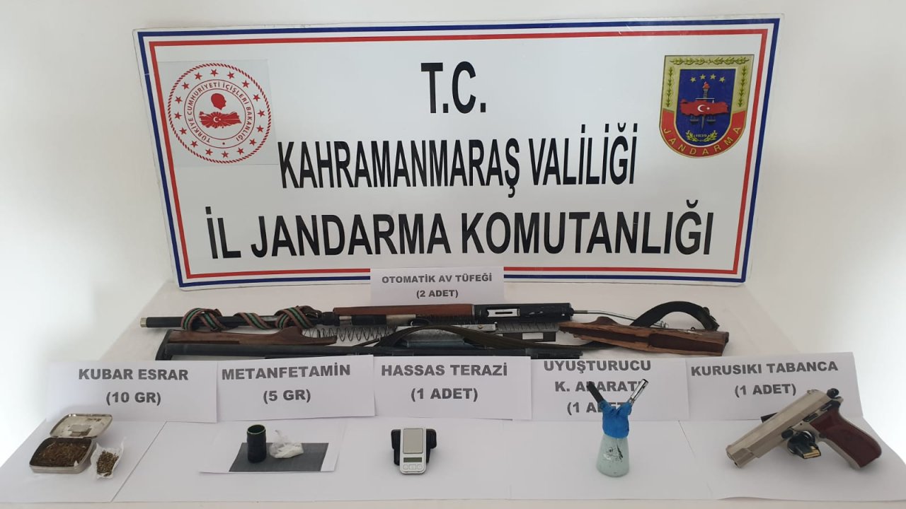 Kahramanmaraş’ta uyuşturucudan 3 kişi yakalandı