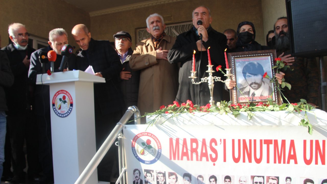 Maraş olaylarının 43. yılında hayatını kaybedenler anıldı 