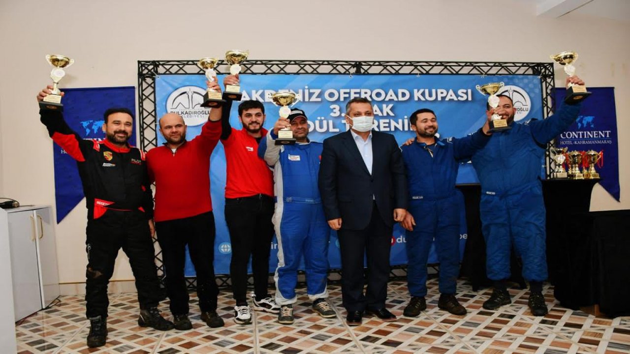 Continent Hotel Kahramanmaraş Akdeniz Off-Road Kupası 3. ayak yarışı Ödül Töreni Sponsoru oldu