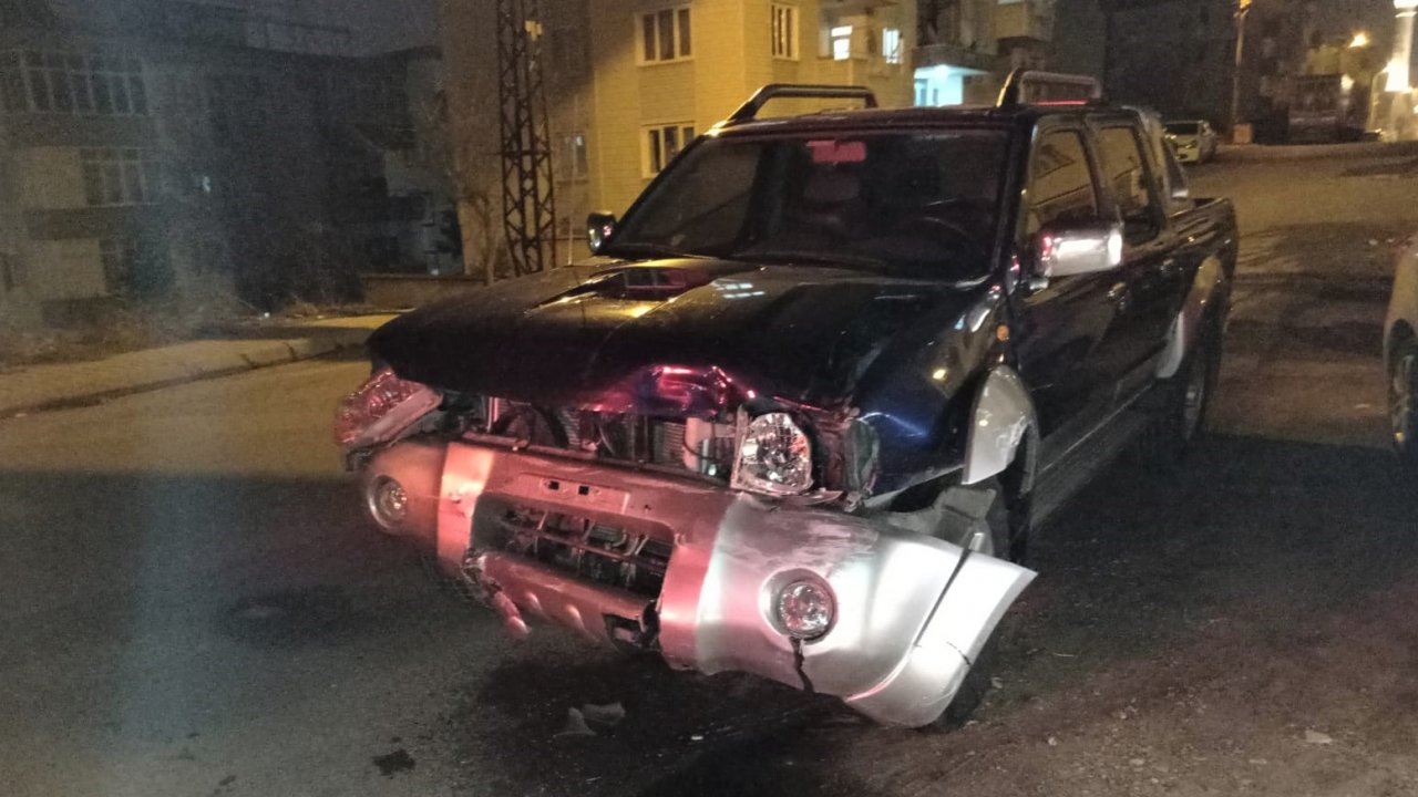 Kahramanmaraş’ta otomobil pikap çarpıştı: 1 yaralı 