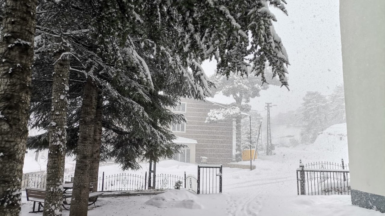 Kahramanmaraş beyaza büründü 