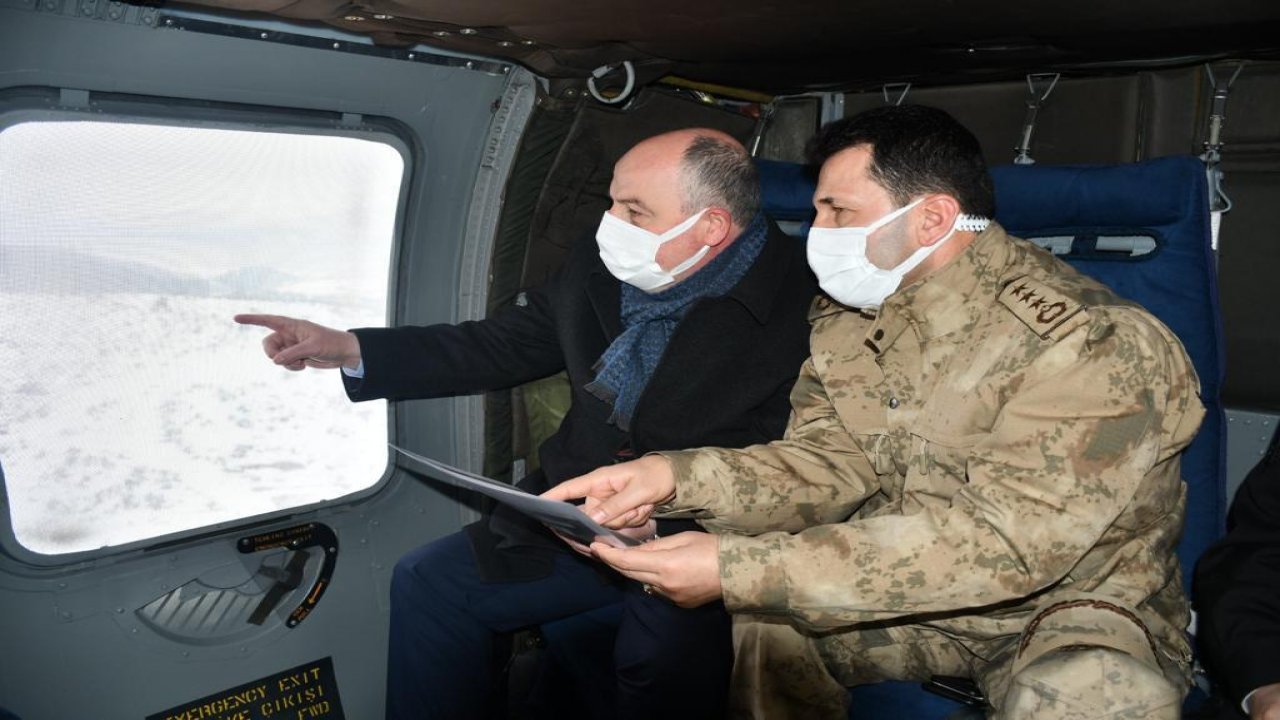 Kahramanmaraş havadan denetlendi