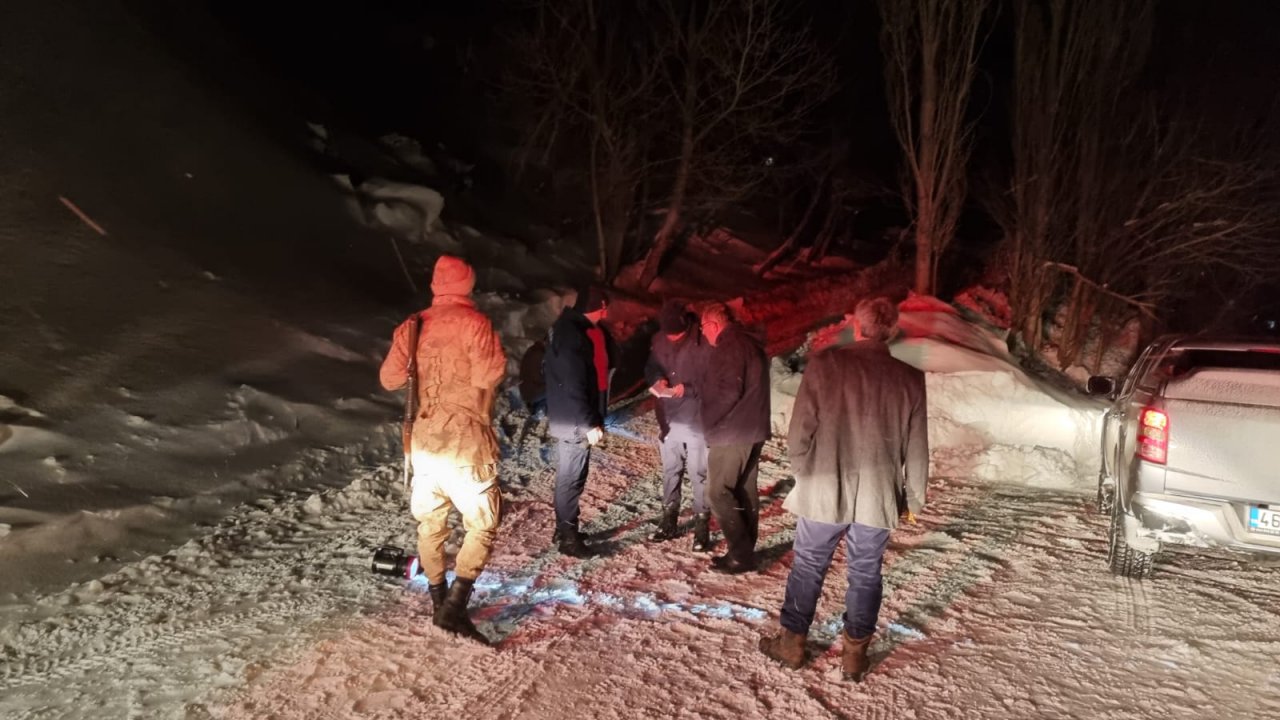 Kahramanmaraş’ta çığ bölgesinde yaşayan vatandaşlar tahliye edildi 