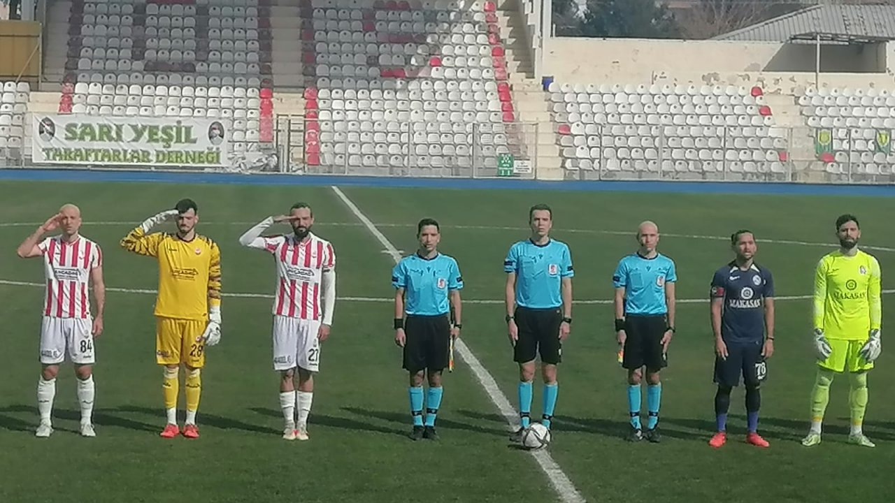 Kahramanmaraşspor konuk ettiği Sarıyerspor ile 2-2 berabere kaldı