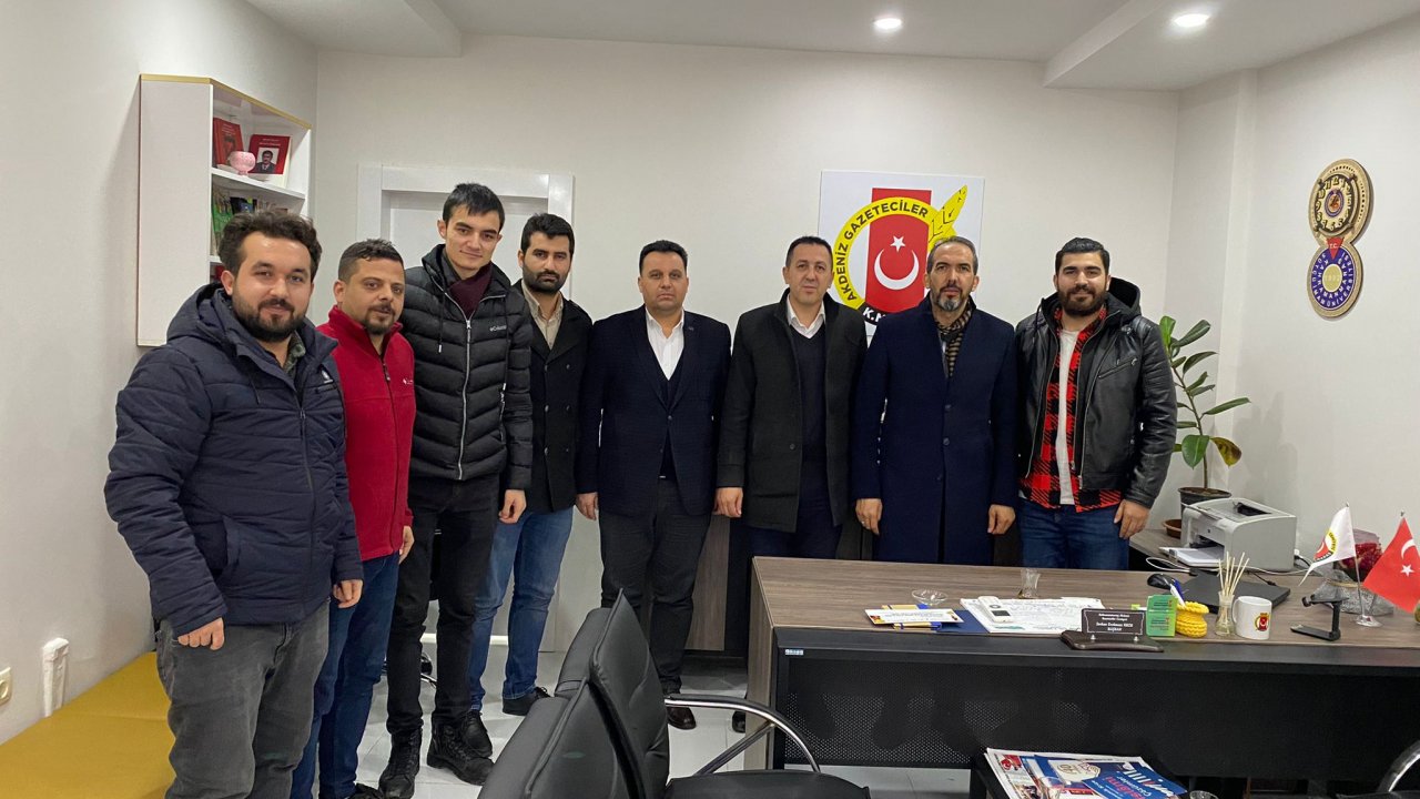 Milletvekili Özdemir'den Akdeniz Gazeteciler Cemiyeti’ne ziyaret!