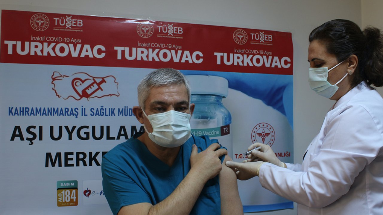 Kahramanmaraş’ta yerli ve milli aşı TURKOVAC uygulanmaya başlandı
