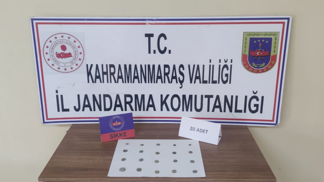 Kahramanmaraş’ta üzerinde tarihi eser taşırken yakalandı 