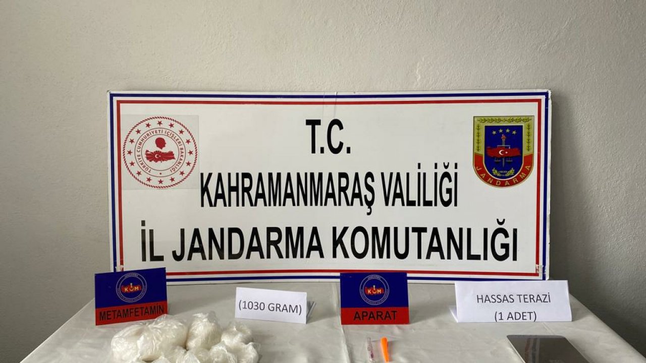 Kahramanmaraş’ta uyuşturucu operasyonu 