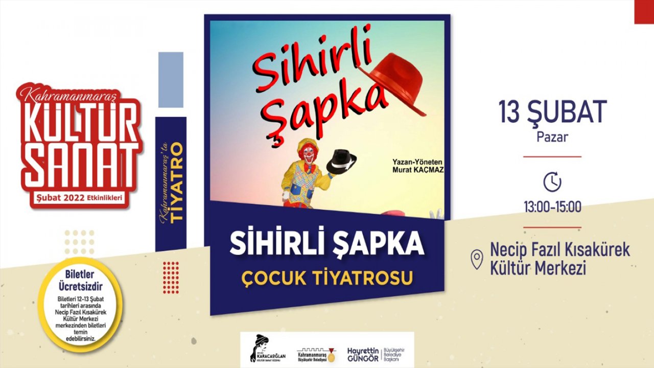 ‘Sihirli Şapka’ Minik İzleyicilerini Bekliyor