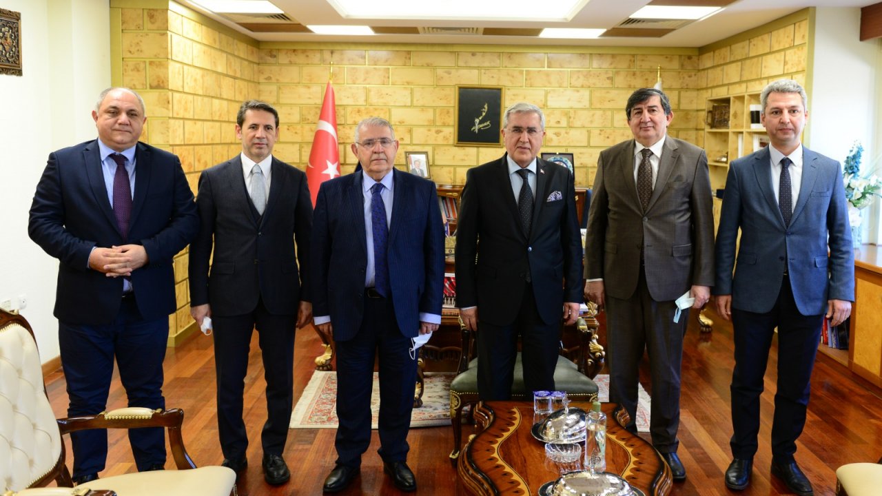 Erdoğan Kök Rektör Prof. Dr. Niyazi Can’ı Ziyaret Etti