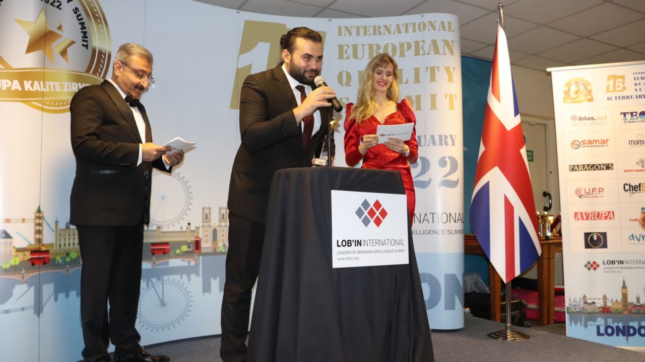 Kahramanmaraşlı iş insanları Avrupa kalite zirvesinde ödülleri topladı 